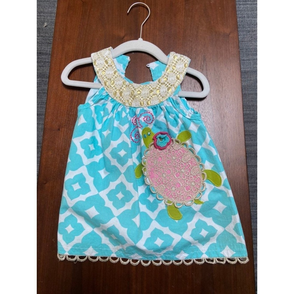 Mudpie Sleeveless Summer dress 9-12 mo
